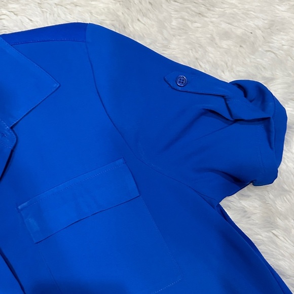 Blue Women's Button-Up Top International Concepts - Picture 5 of 8